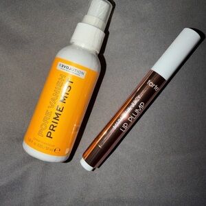 Revolution Pore Vanish Prime Mist + Tarte Lip Plump Apple Crisp